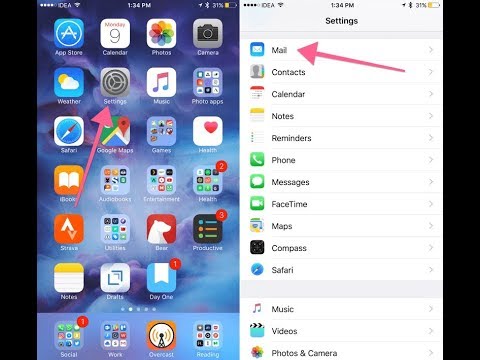 كيف اسوي ايميل في الايفون - اسهل طريقه لعمل بريد الكتروني