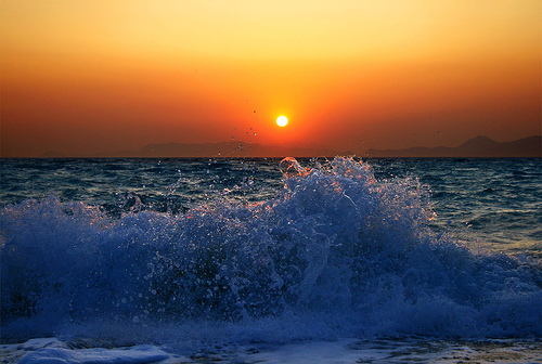 6545 1 غروب الشمس في البحر - اجمل صور لغروب الشمس سماح صنديد