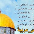 4699 11 اشعار عن القدس،قصيده تبكي الحجر عن القدس المحتله أيه أحمد